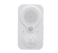 Player Vocal activé par Mouvement, Sonnette de Capteur Infrarouge Vocale Remplaçable PIR avec Enregistrements D'utilisateur, Installation Facile, Batterie de 500mAh, Interface de