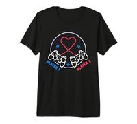 Player1 & Player 2 - Manettes de Jeu pour Couple T-Shirt Haut de Gamme
