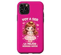 Playera Big Sister : Voy a Ser la Mejor Hermana Mayor Anuncio Coque pour iPhone 11 Pro