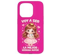 Playera Big Sister : Voy a Ser la Mejor Hermana Mayor Anuncio Coque pour iPhone 15 Pro