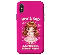 Playera Big Sister : Voy a Ser la Mejor Hermana Mayor Anuncio Coque pour iPhone X/XS