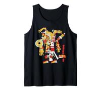 Playera de Mexico - Mayas - Aztèques - Dia de Los Muertos Débardeur