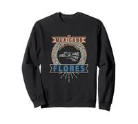 Playera Soy Mexicano y por si fuera poco Flores Nom de famille Sweatshirt