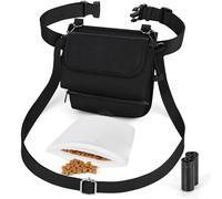 Playexen Sac Friandise pour Chien Lot de 3 Accessoires Chiens avec Pochette Friandise Chien Intérieur en Silicone 500ml&2pcs Sac a Crottes&Sacoche Friandises Dressage Promenades Voyages Entraînement