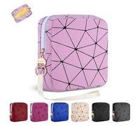 Playexen Sac menstruel pour adolescentes, sac de rangement de serviettes hygiéniques en cuir synthétique, sac de rangement pour serviettes hygiéniques, sac à main pour tampon menstruel (rose)