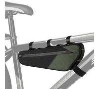 Playexen Sacoche Cadre Velo 2,5L Grande Capacité Sac pour Tube Horizontale de Vélo Étanche Accessoires Vélos Route de Course Porte Outil Kit Velo Electrique VTT Cyclisme 380 * 115 * 55mm Vert
