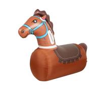 Playful Bouncing Horse - Balance Toy for Outdoor Fun | Inflatable Ride on with Realistic Design, Training Aid, Safe Grip Handles, Active Play Equipment for Parent Indoor Garden Yard Travel