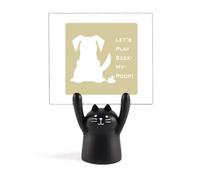 Playful en Retriever Plays Porte-mémo Motif chat Noir