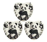 Playful Panda Lot de 3 désodorisants à suspendre pour voiture, maison, bureau, style blanc