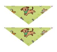 Playful Pets Lot de 2 écharpes douces et légères pour animal domestique 50,8 x 18,8 x 7,6 cm