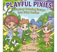 Playful Pixies: A Fantasy Coloring Escape into Fairy Realms
