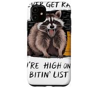 Playful Raccoon Urban Art Raton Laveur Drôle Animal Humour Coque pour iPhone 11