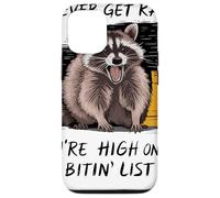 Playful Raccoon Urban Art Raton Laveur Drôle Animal Humour Coque pour iPhone 12/12 Pro
