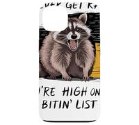 Playful Raccoon Urban Art Raton Laveur Drôle Animal Humour Coque pour iPhone 13