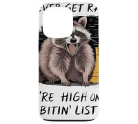 Playful Raccoon Urban Art Raton Laveur Drôle Animal Humour Coque pour iPhone 13 Pro