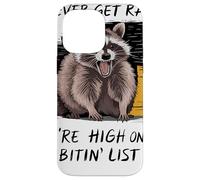 Playful Raccoon Urban Art Raton Laveur Drôle Animal Humour Coque pour iPhone 14 Pro Max