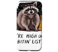 Playful Raccoon Urban Art Raton Laveur Drôle Animal Humour Coque pour iPhone SE (2020) / 7/8