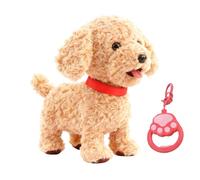 Playful Robot Puppy - Soft Realistic Dog, 33x18x29cm Live Pets Dog with Voice Mimic, Talking Pup Toy for Daily Indoor Activities, Electric Puppy Doll, Touchable Toy Dogs with Sensor Response
