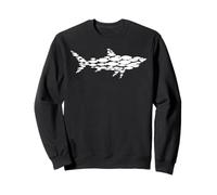Playful Shark Design for Marine Biology Enthusiasts Sweatshirt