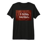 Playful Warning Assertive Text Graphic T-Shirt Haut de Gamme