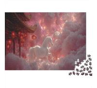 Playful Wild Horse Puzzle Puzzle De 1000 Pièces Jouet De Défi Adultes Et Enfants Puzzle Impossible Jeu Éducatif Familial Cadeau De Décoration Intérieure 52x38cm/1000pcs