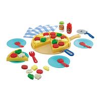 Playgo Jeu d'imitation Make & Serve Pizza 43 pièces Multicolore G