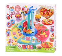 Playgo kit de jeu d'argile de luxe pour le dîner - 5 pots d'argile colorée