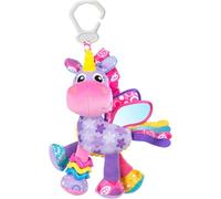 Playgro Activity Friend Stella Unicorn, jouet d’évéil bébé 0+ Mois, Jouet multi-sensoriel pour nourrissons, clip pour berceau et poussette