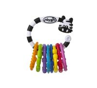 Playgro Anneau de dentition Hochet Zèbre 9 pièces Zèbre Dès 3 mois Coloré