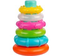Playgro - Anneaux d'enfilage en plastique pastel