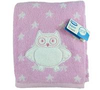 Playgro bébé 61 x 111,8 cm Coton Chouette et étoiles "Super Serviette"