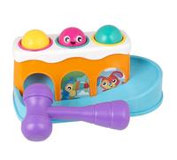 Playgro Bop 'N Roll Ramp, Banc à marteler, Jouet éducatif, Cadeau pour Filles et garçons, Animaux rigolos, à partir de 12 Mois