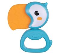 Playgro Click Clack Toucan, jouet d’évéil bébé 0+ Mois, Jouet multi-sensoriel pour nourrissons, hochet et anneau de dentition