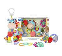 Playgro Coffret Cadeaux Clip Clop Sensory Garden Activity, Gift Pack | Coffret de Jouets, activités Amusantes, Anneaux de Dentition texturés, pour Le bébé de 0 à 12 Mois et Plus.