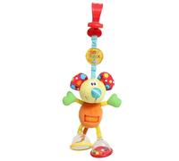 Playgro Dingly Dangly Mimsy hochet avec mirroir - jouet d’évéil bébé 0+ Mois, Jouet multi-sensoriel pour nourrissons, apprentissage et la stimulation