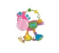 Playgro Hochet multi-activités Âne – À partir de 3 mois – Sans BPA – Rose/Multicolore (40143)