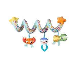 Playgro Ocean Wonders Twirly Whirly Whirly, spirale d'activité pour poussette, siège auto et landeau, dès mois, thème de la mer, cadeau naisssance