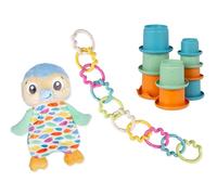 Playgro Plush Stuffed Animal Gift Set ECO Penguin Made from Recycled Water Bottles