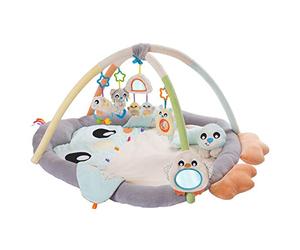 Playgro Tapis d'éveil pingouin - Tapis de jeu pour bébé multicolore