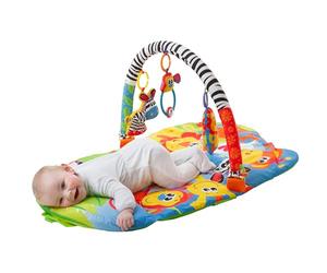 Playgro Tapis Éveil avec Jouets Détachables, Dès la Naissance, Safari Super Gym, Multicolore, 40108