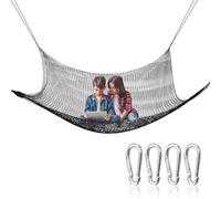 Playground Cargo Net - Double Couche d'escalade Haute Performance avec 4 Crochets de sécurité - Filet de sécurité pour Corde d'extérieur pour, Filet de Protection Anti-Chute pour Mur Rocheux