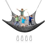 Playground Freight Network, Climbing Freight Network, Protective Network Robust Polyester Network Env. 1x3m / 2x3m avec une capacité de charge de 500 lb et 4 crochets de sécurité-idéal pour