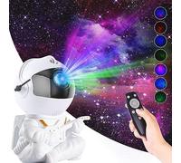 PlayGround® Projecteur Astronaute de Galaxie Star avec Télécommande - Lampe Etoile Veilleuse LED Effet Etoilé - Décoration Espace pour Chambre et Plafond - Créez une Ambiance Magique