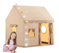 Playhouse d'intérieur - lit confortable, espace de base secret | Grand jeu pliable avec un tissu respirant caractéristique, cachette pour les
