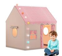 Playhouse Kids Indoor Store pliable pour intérieur 130 x 110 cm Structure de jeu, Maisonnette en tissu doux, Cachette d'aventure pour | Zone de loisirs intérieure sûre pour Came