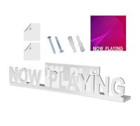 Playing Acrylic Record Holder, Vinyl Record Wall Mount Shelf, Clear LP Display Stand For Albums, , Magazines and Home Decor