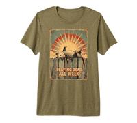 Playing Dead All W unny Opossum Graphic Design T-Shirt Haut de Gamme