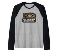 Playing Dead Until Problem Goes Away Cadeau drôle d'opossum Manche Raglan