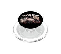 Playing Dead Until This is Over Funny Opossum Possum Humour PopSockets PopGrip pour MagSafe