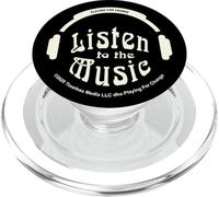 Playing for Change Listen to The Music Cream Logo PopSockets PopGrip pour MagSafe